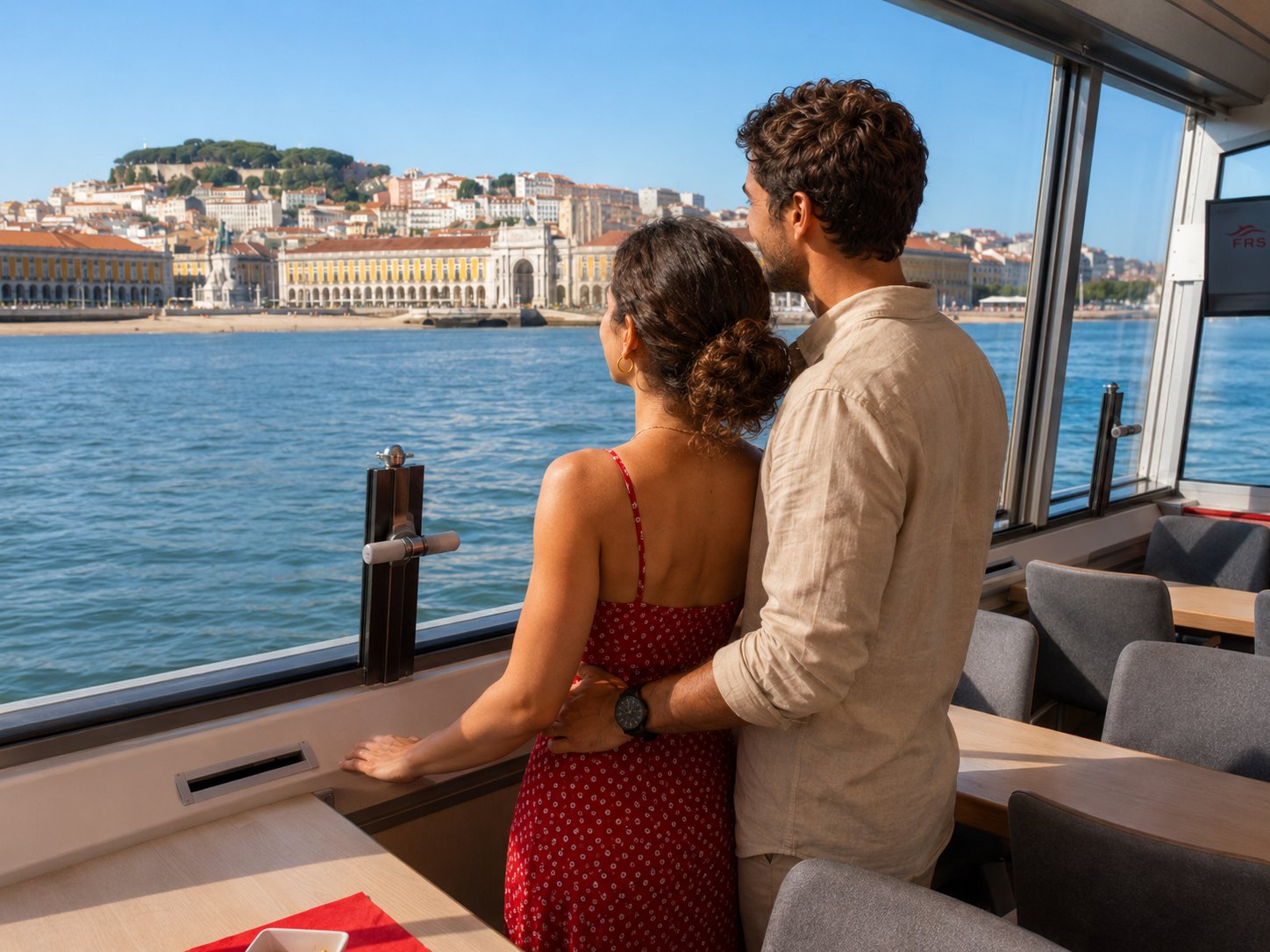 Tagus River Landmarks Cruise with Audio Guide & Bar