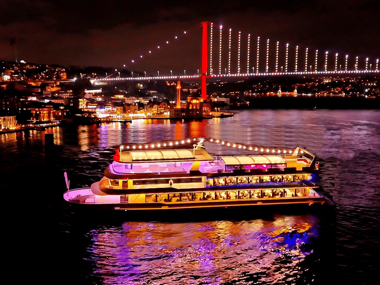 Bosphorus Dinner Cruise & Show with Private Table