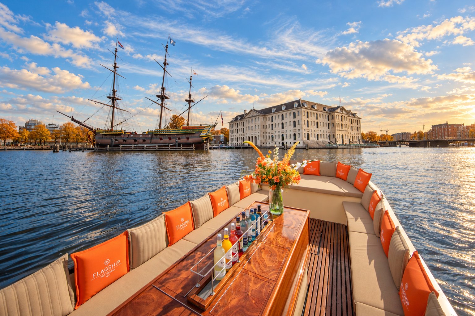 Canal Cruise with Unlimited Drinks & Bite