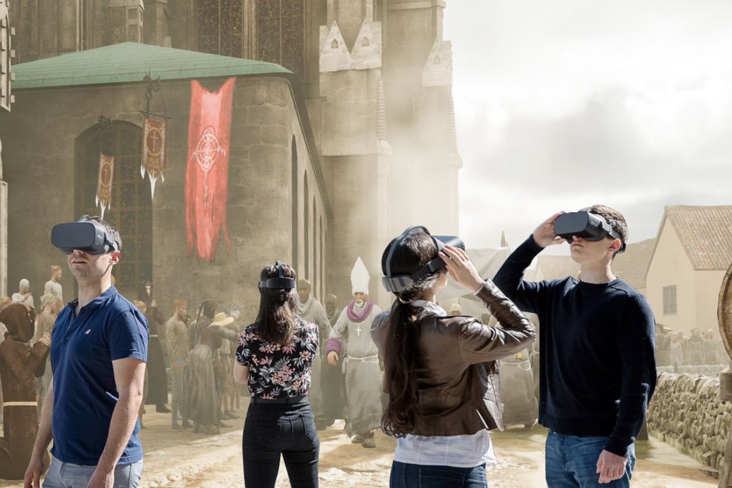 Time Traveling Virtual Reality Sightseeing Tour