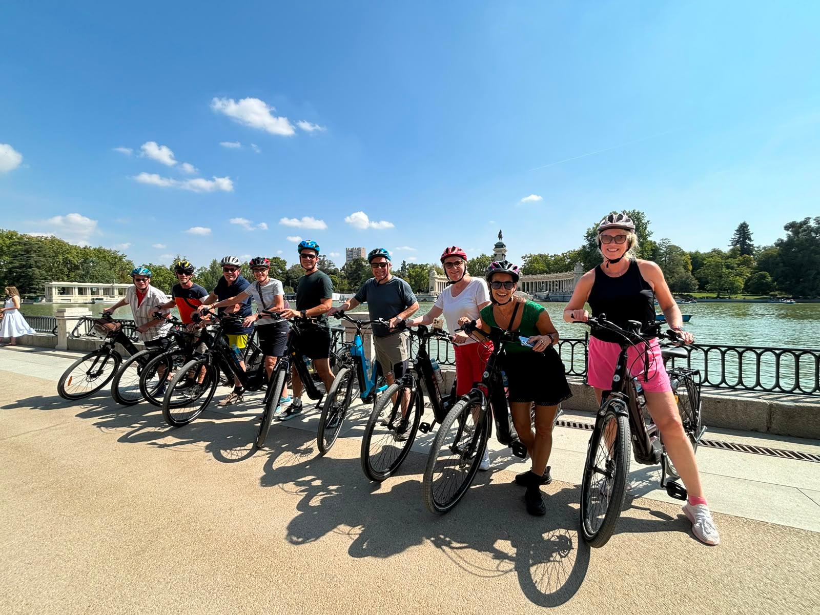 Madrid City Guided Bike/E-Bike Tour for Small Groups