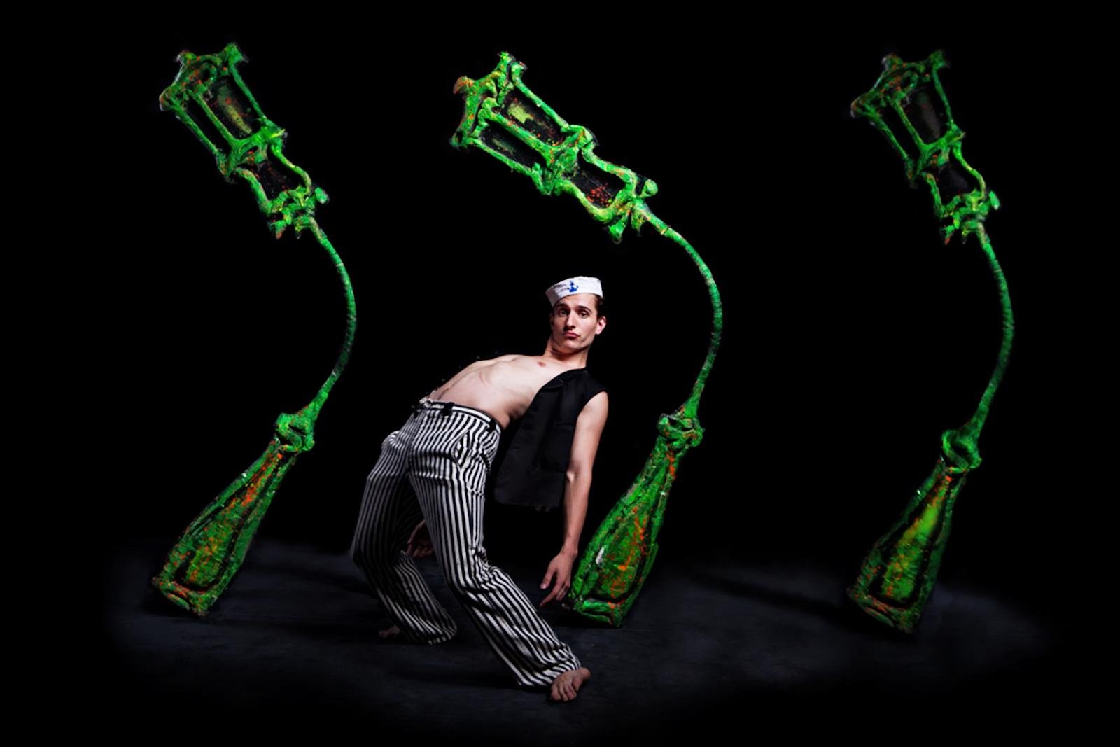 1.5-Hour Black Light Theater Srnec Performance