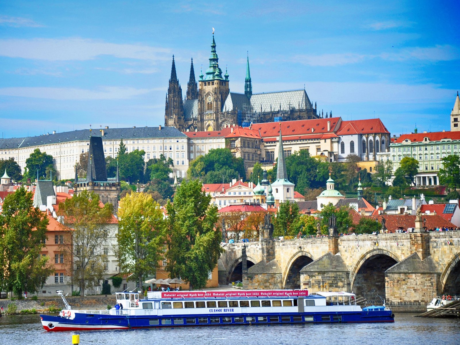 Panoramic Vltava River Cruise