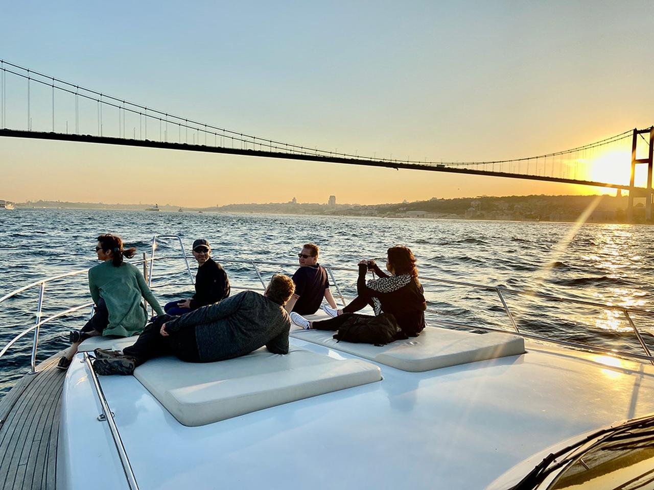 Bosphorus Yacht Cruise at Sunset with Snacks