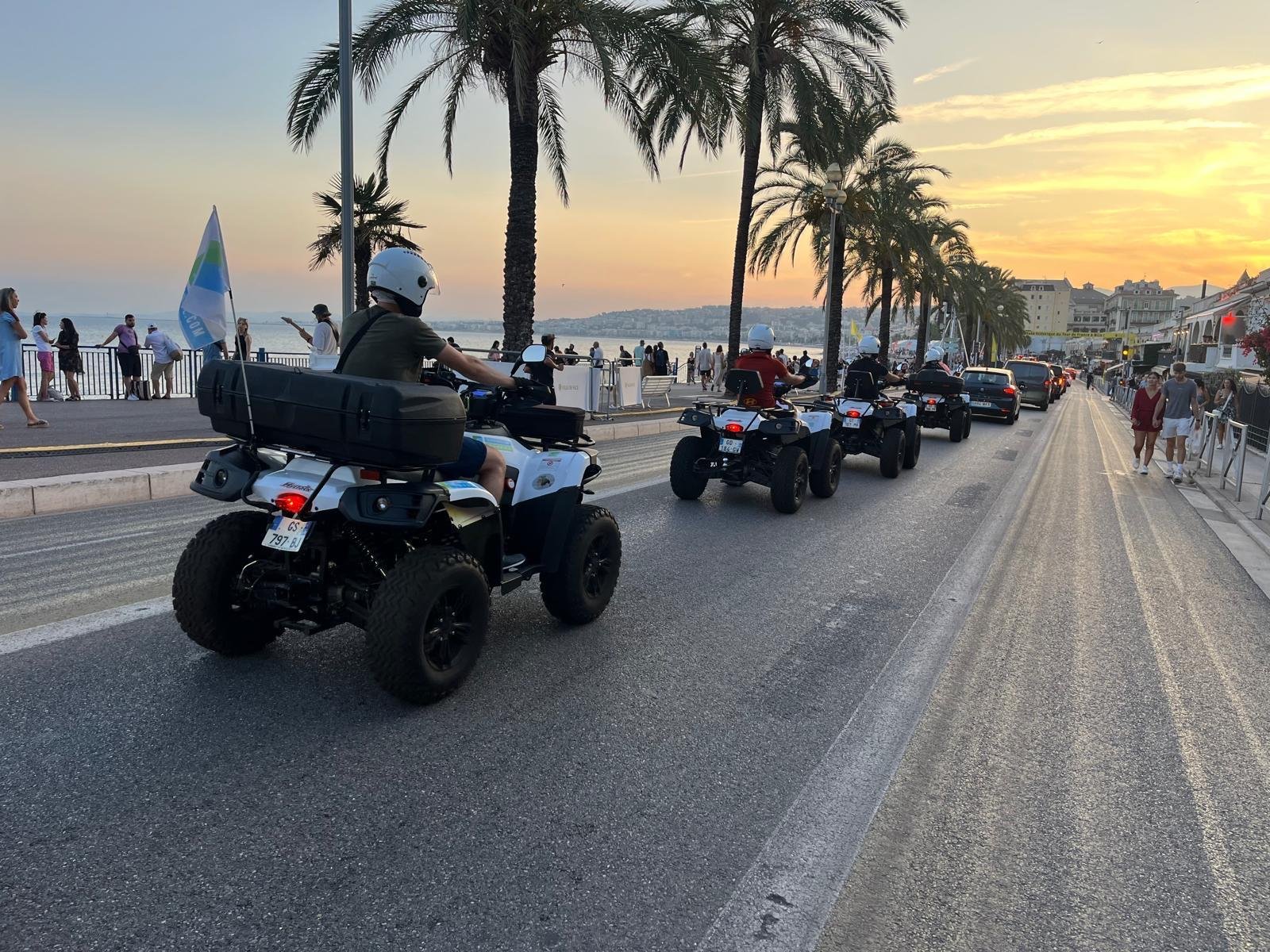 NICE BY ELECTRIC QUAD: panoramic tour from Nice