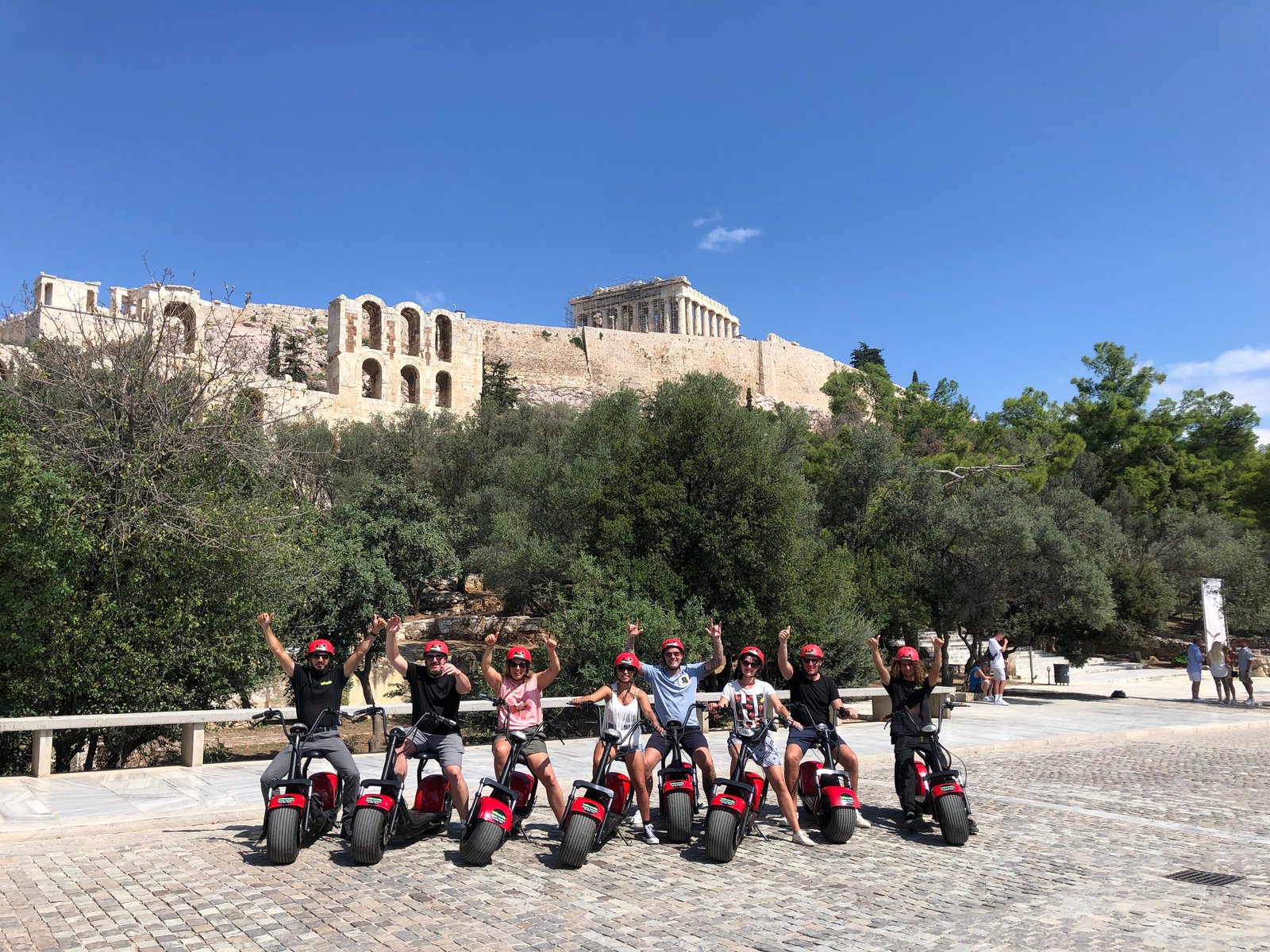 Guided E‑Scooter Tour with Acropolis Views
