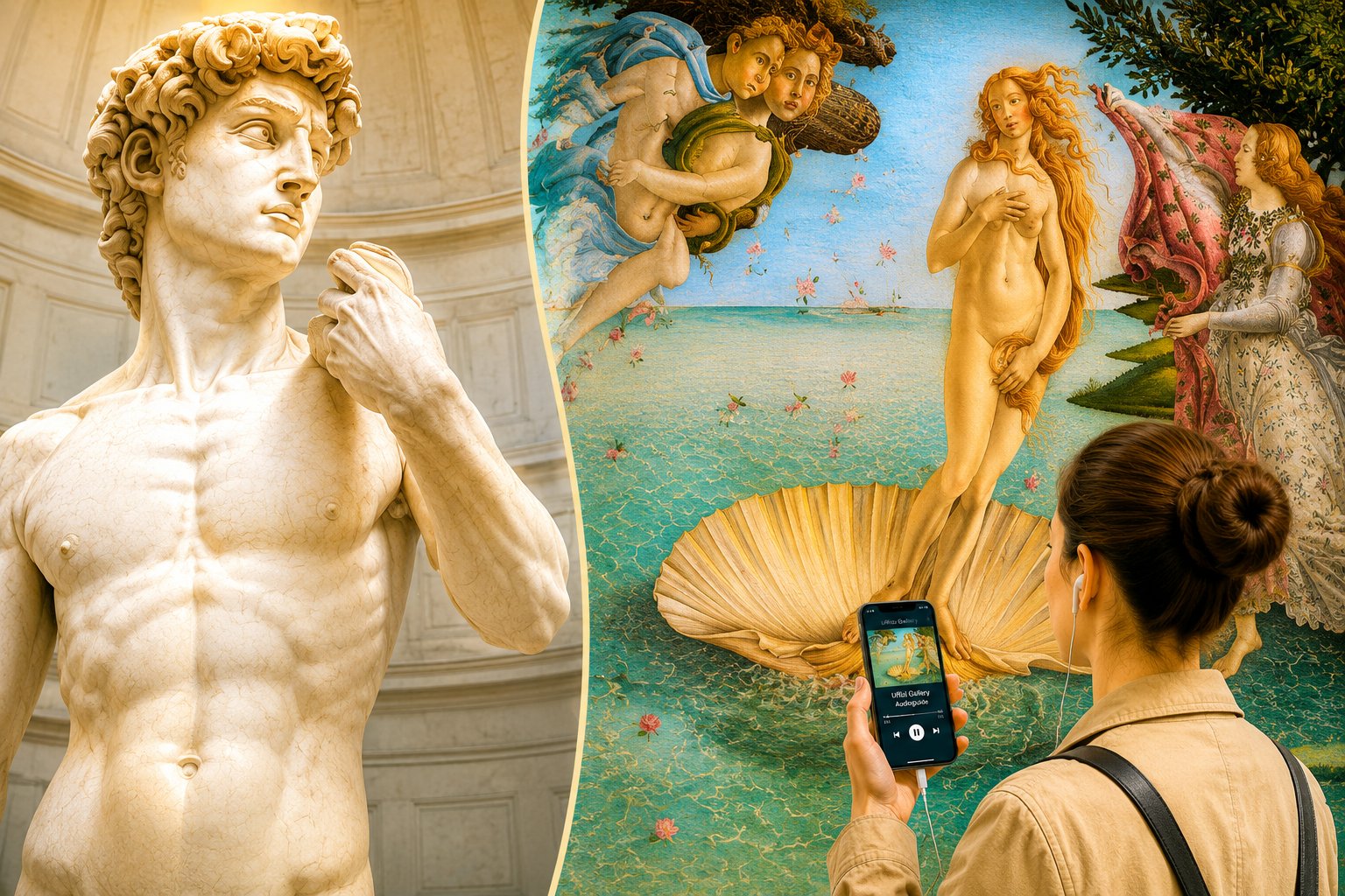 Best of Accademia Gallery & Uffizi Gallery Visit