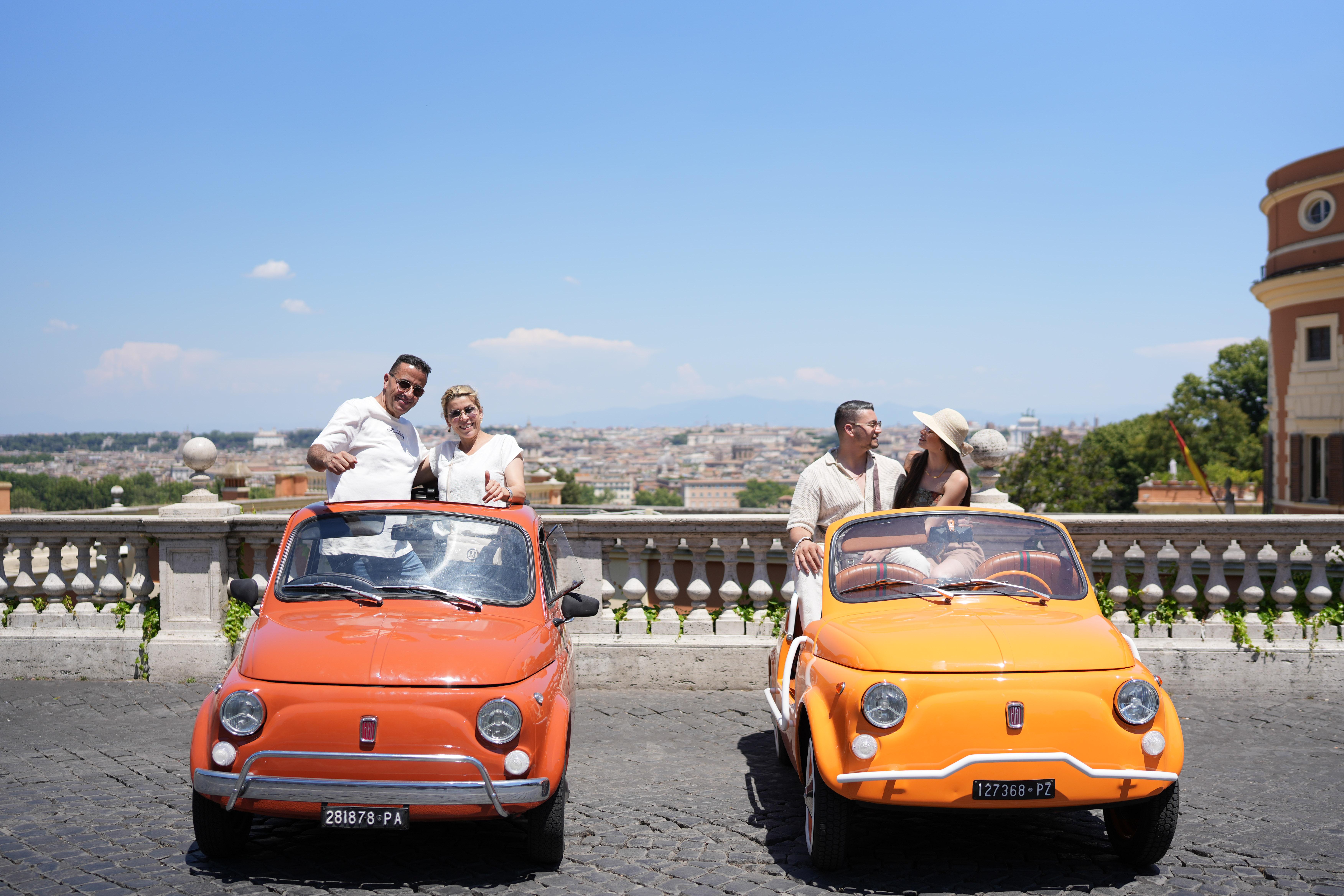 Vintage Fiat 500 tour with Photoshoot service