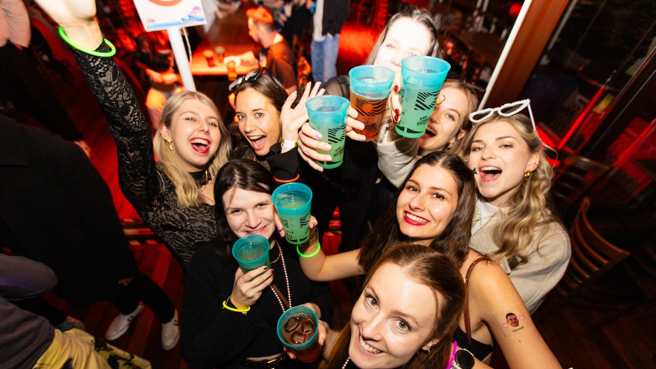 Party Cruise with DJ: Party Bus and VIP Club Entry