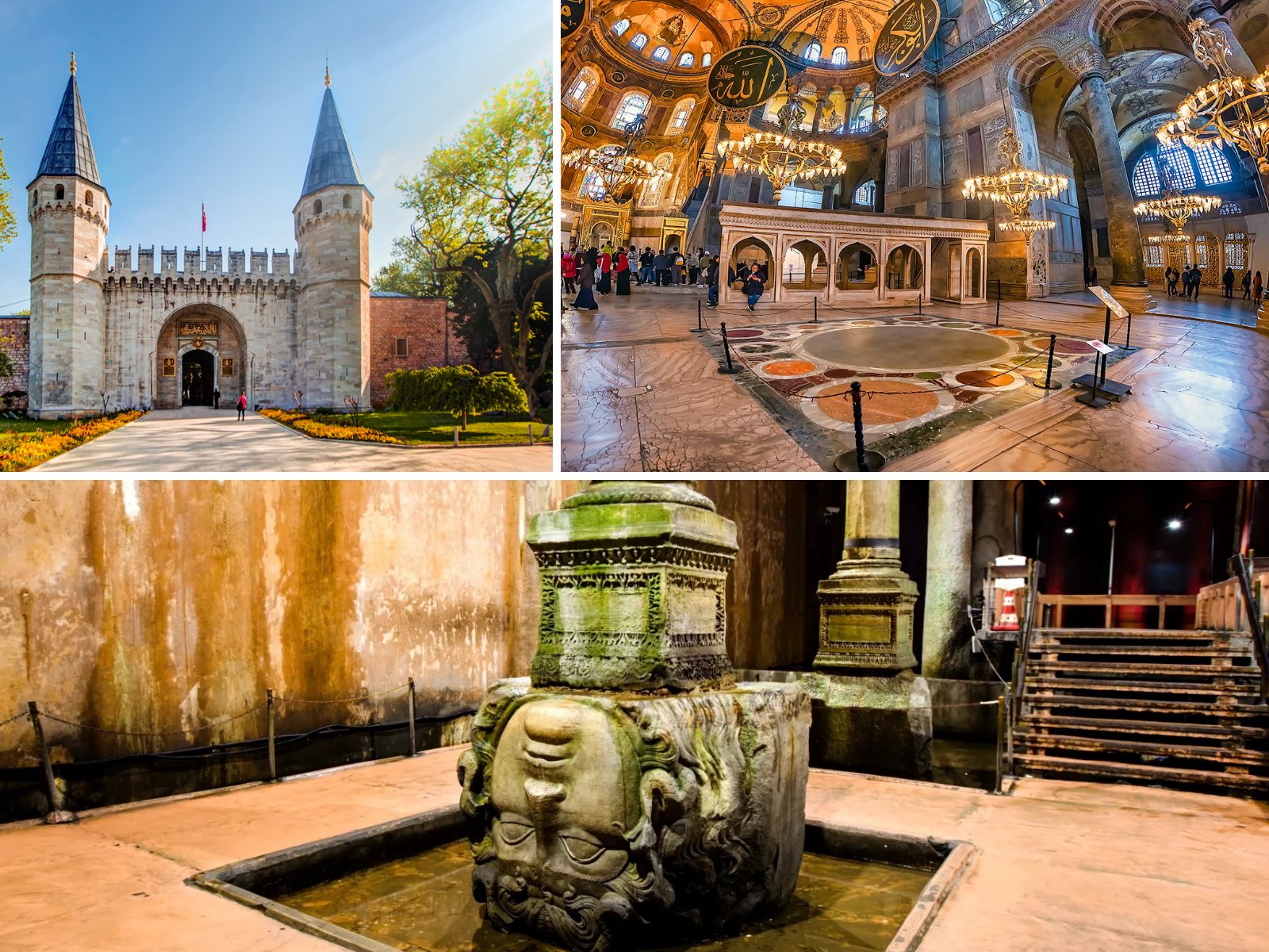 Istanbul Combo: Basilica Cistern, Topkapi & Hagia Sophia