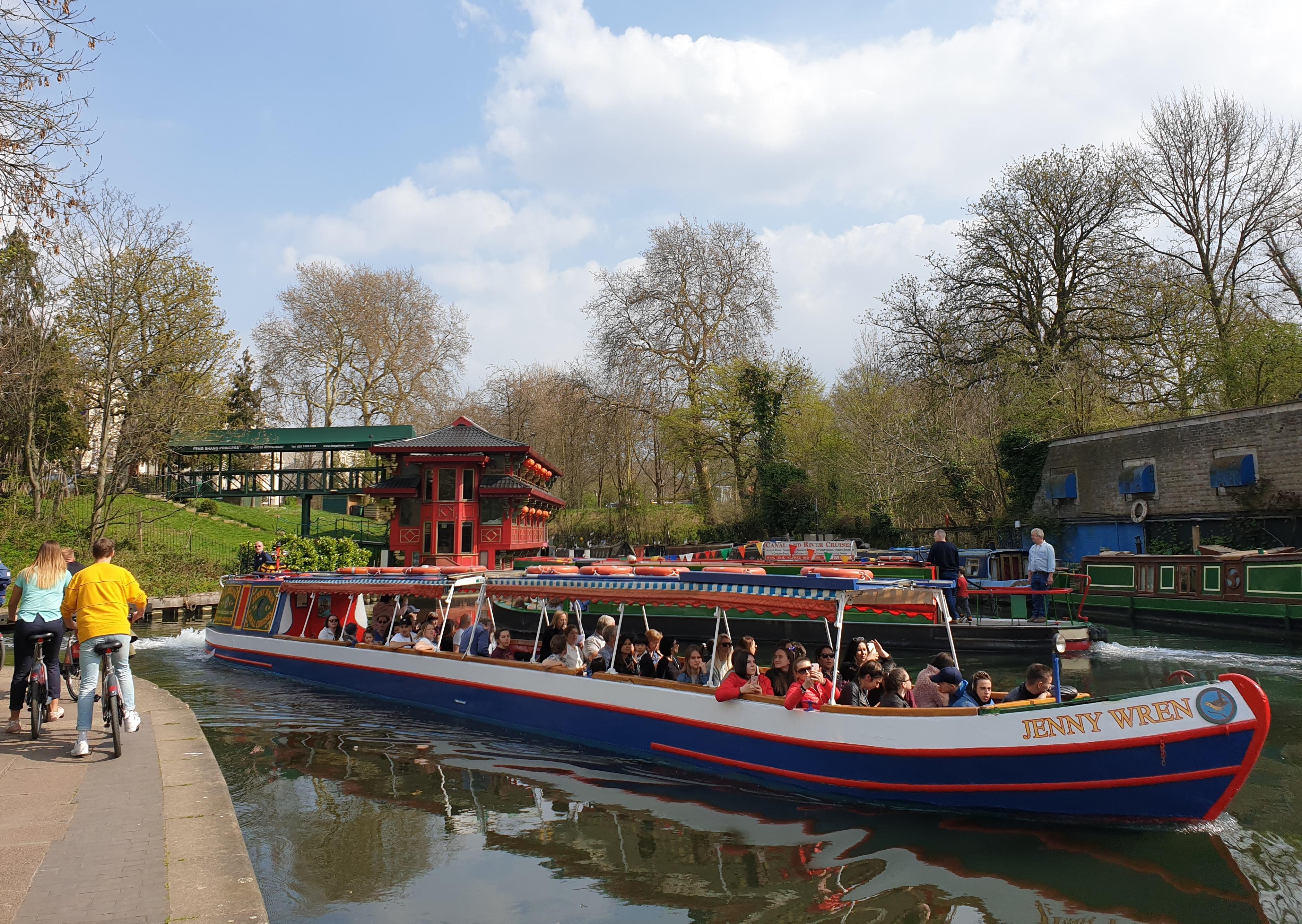 Canal Boat Ride on Camden Lock
