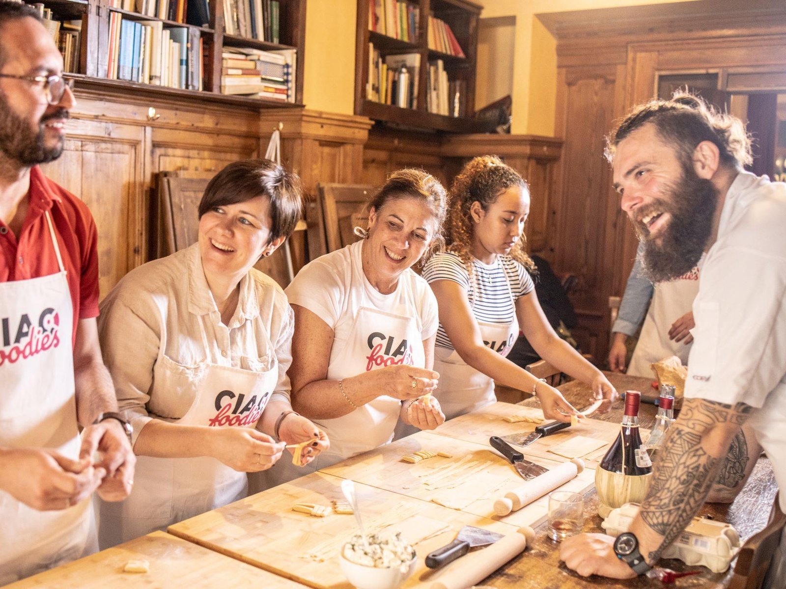 Florence VIP Tagliatelle, Ravioli & Tiramisu Class with Wine
