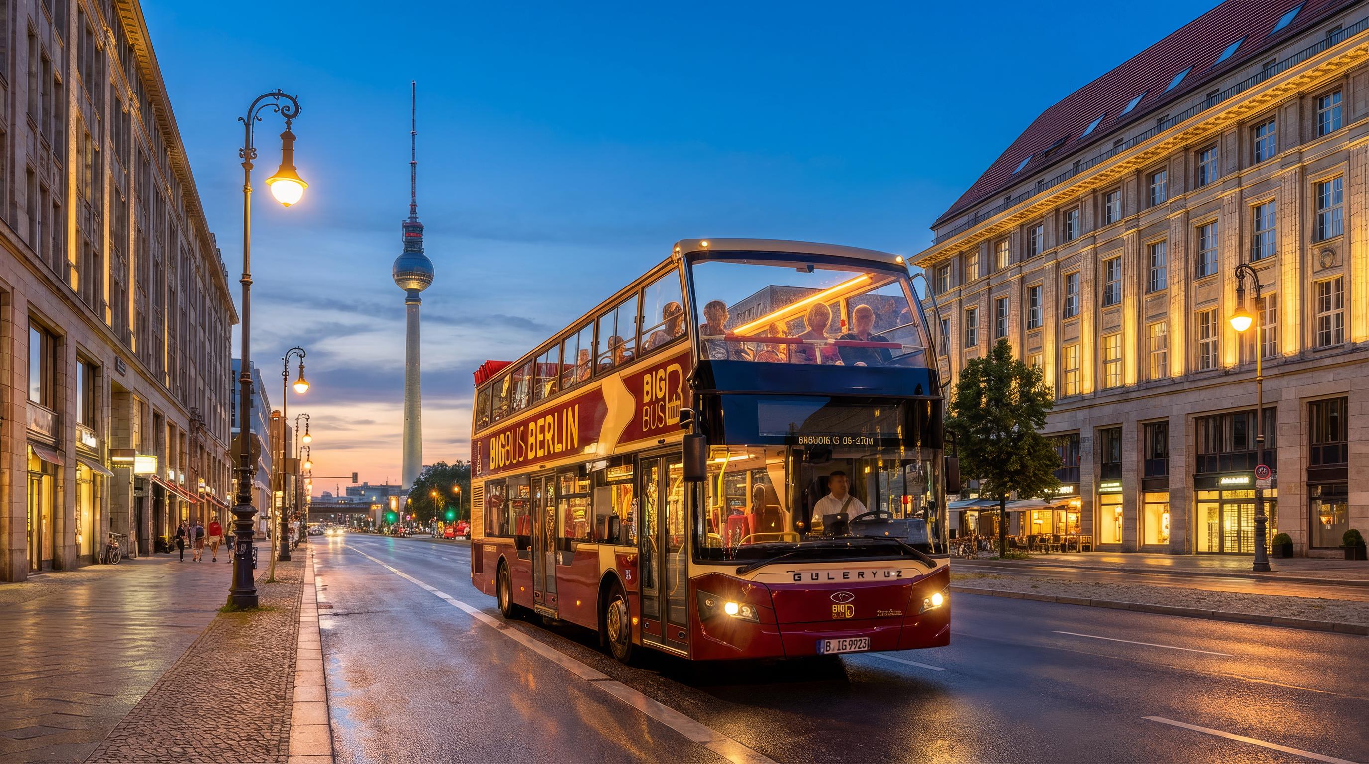 Evening Sightseeing Tour by Open-top Bus