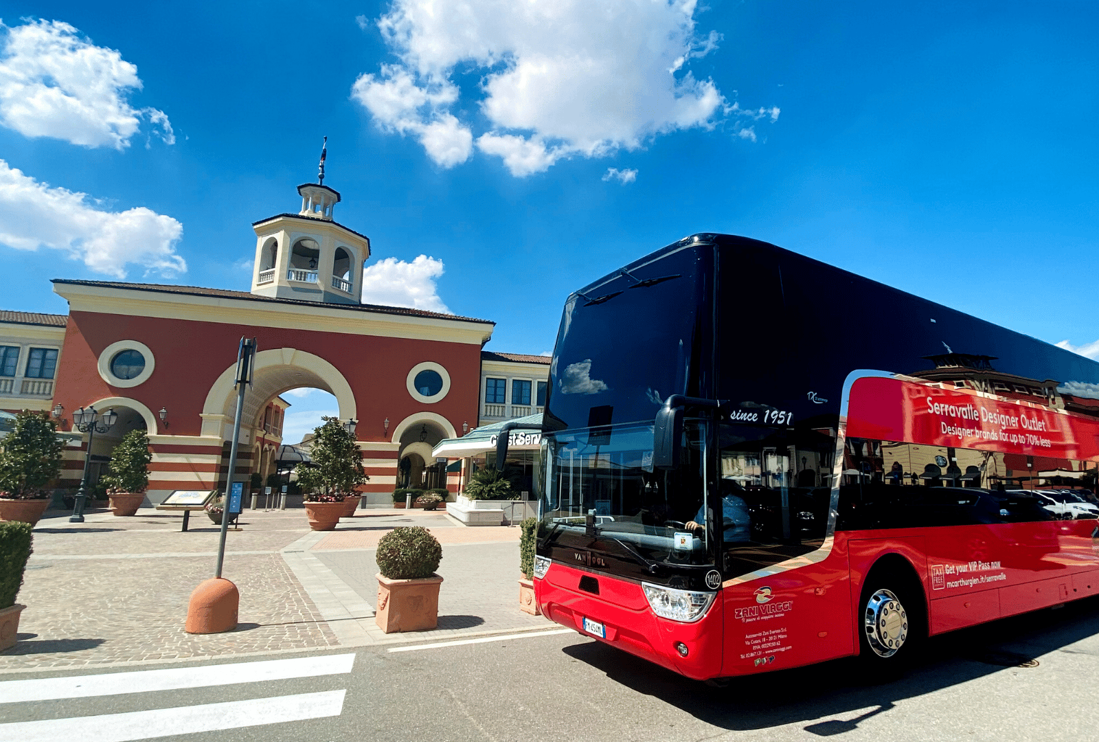 Serravalle Designer Outlet Roundtrip Bus Transfer