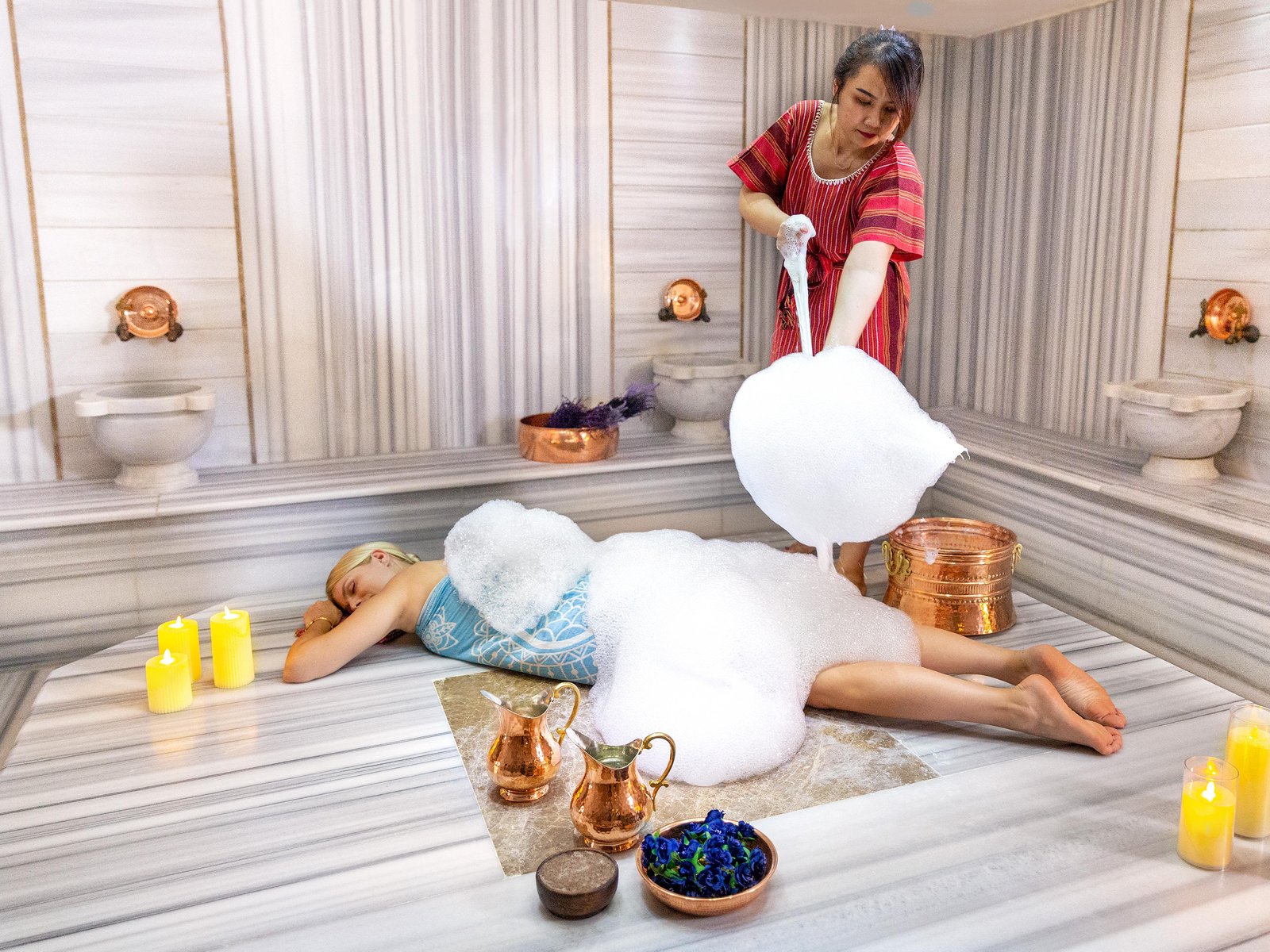 Private Turkish Bath, Sauna, and Massage