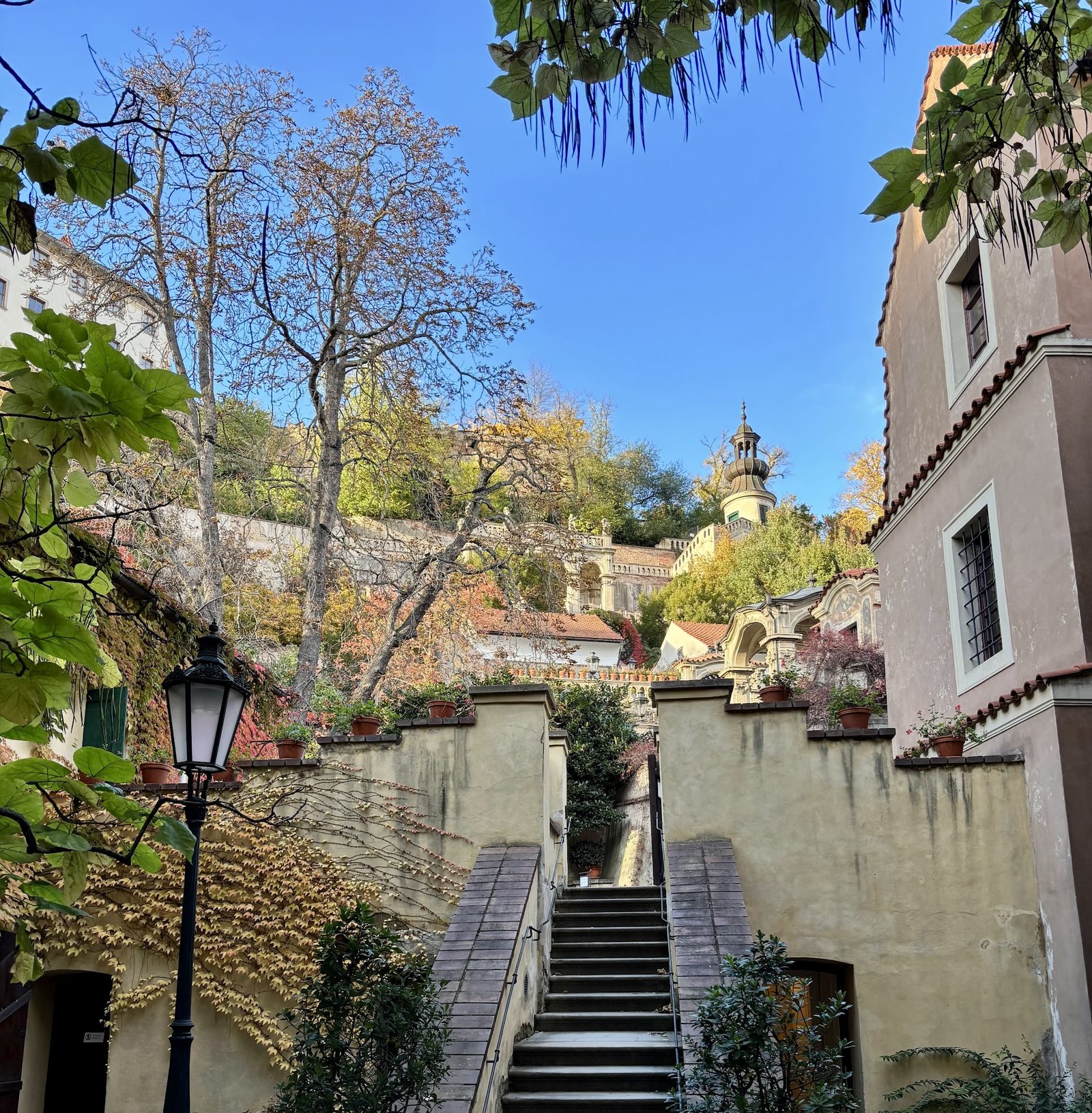 Gardens below Prague Castle