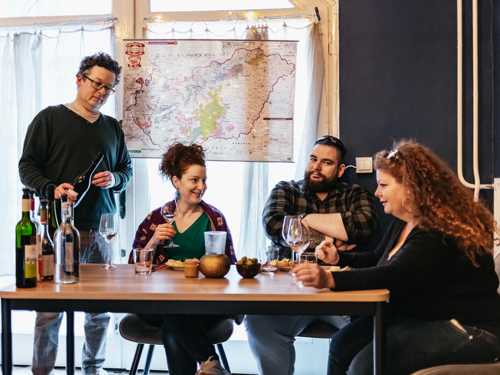 Hungarian Wine Tasting with 8 Wines and Tapas