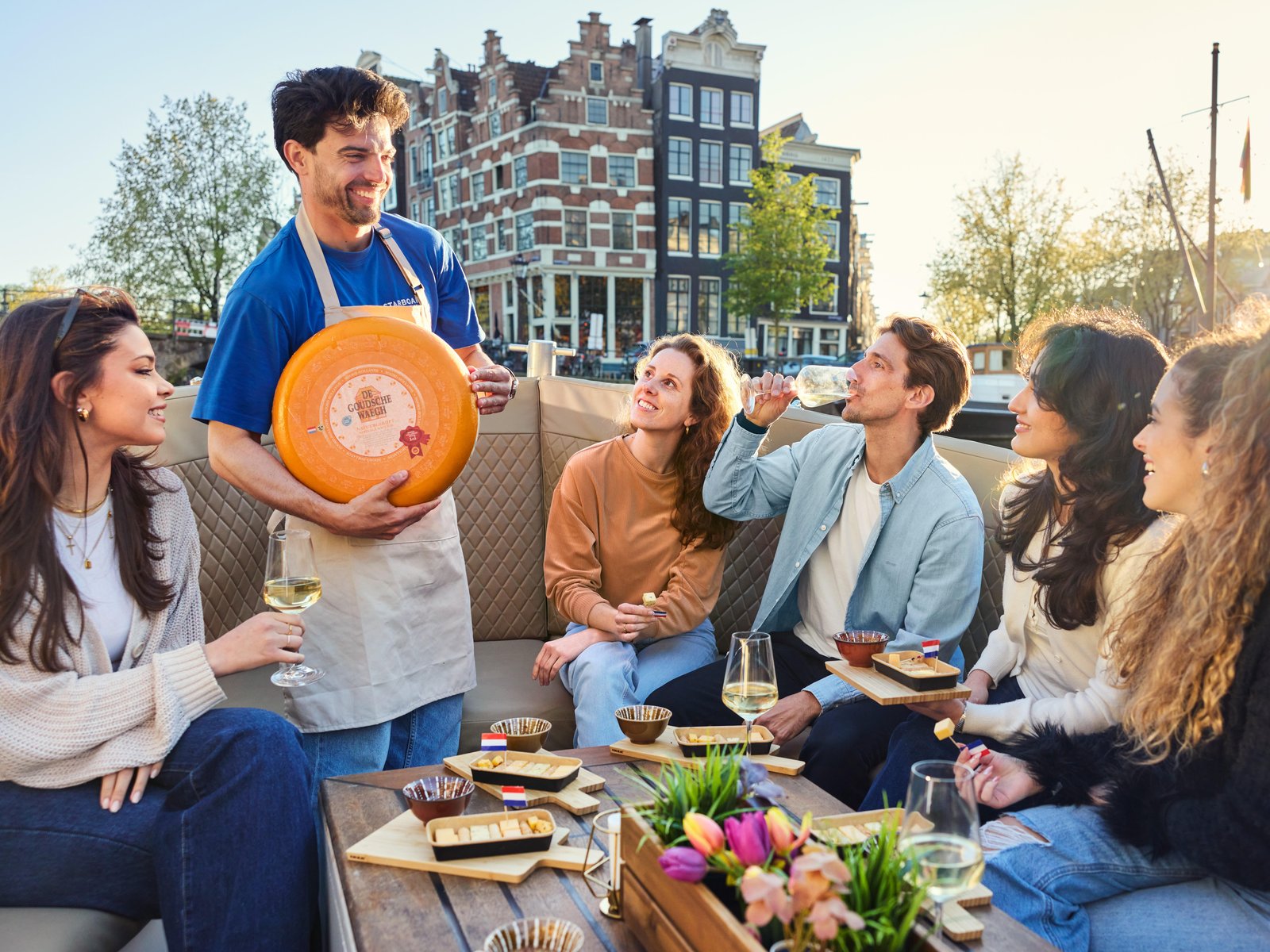 Cheese Tasting Canal Cruise with Unlimited Drinks