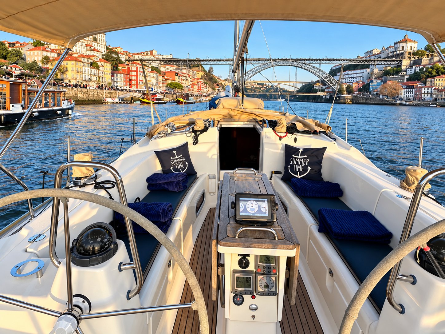Charming Sailboat Cruise with Port Wine