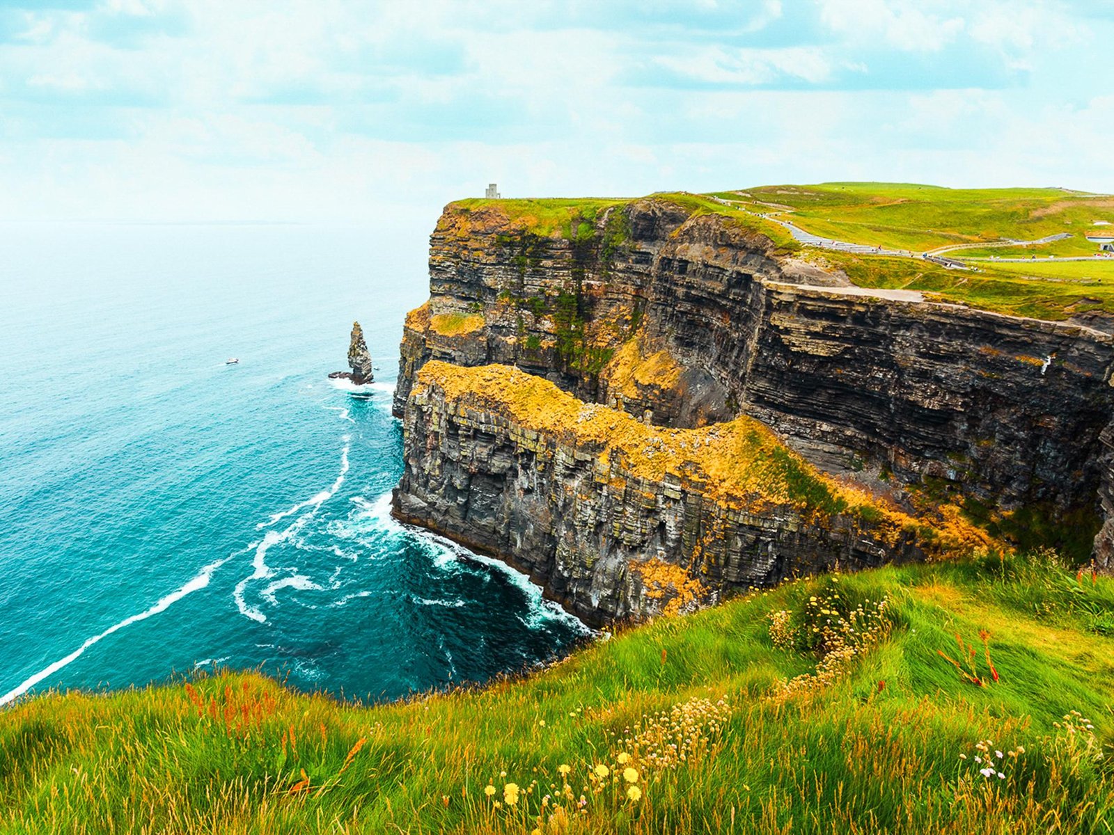 Cliffs of Moher, Burren & Galway City Day Tour